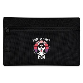 Siberian Husky Spruch Siberian Huskies Geschenk - Federtasche - Schwarz - Vorne