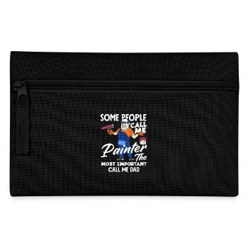 Painter Dad the most important - Pencil Case - black - Front