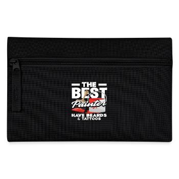 The best painters have beards and tattoos - Pencil Case - black - Front