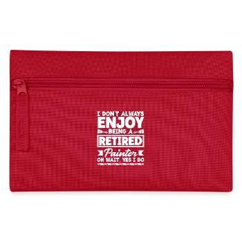 I am a former painter and enjoy it - Pencil Case - red - Front