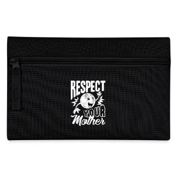 Earth Day Respect Your Mother Earth - Pencil Case - black - Front