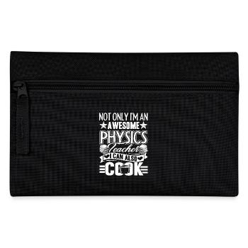 Physics Teacher Physics Teacher Can Cook - Pencil Case - black - Front