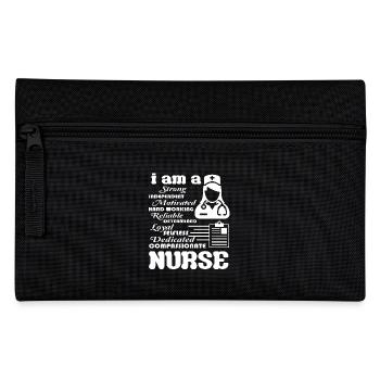 Nurse I Am A Strong Nurse - Pencil Case - black - Front