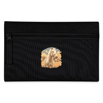 Horses Horse - Pencil Case - black - Front