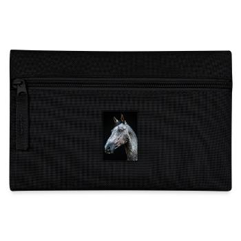Pferde Pferd - Federtasche - Schwarz - Vorne