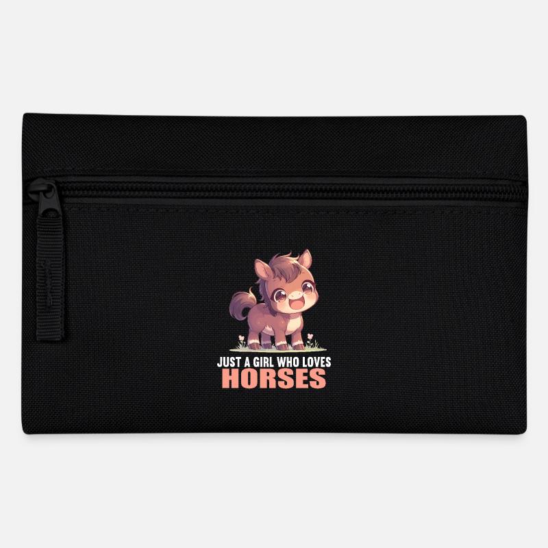 Chevaux Cheval - Trousse - noir