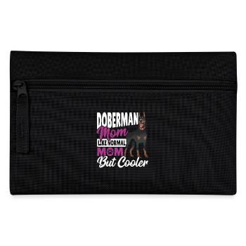 Maman Doberman Comme une maman normale, mais plus cool - Trousse - noir - Devant