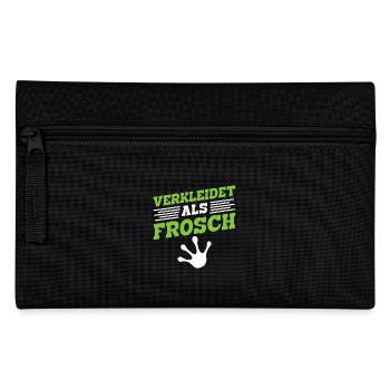Faschingsparty VERKLEIDET ALS FROSCH Lustiges - Federtasche - Schwarz - Vorne