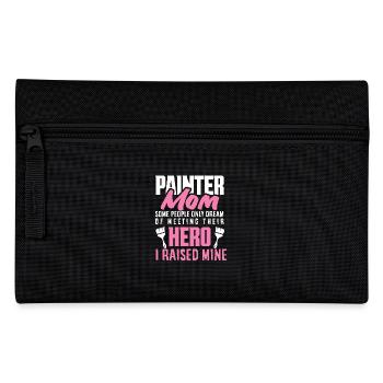 Painter Mom Heroine I Raised Mine - Pencil Case - black - Front