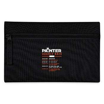 Peintre Salaire horaire Déclaration humoristique - Trousse - noir - Devant