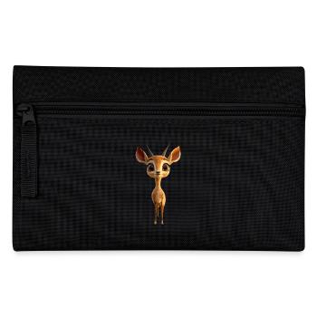 Antilope Kudu Gazelle Afrika Serengeti Antilopen - Federtasche - Schwarz - Vorne