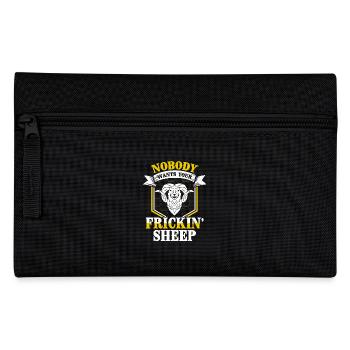 Nobody wants your fucking sheep funny - Pencil Case - black - Front