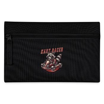 Pilote de kart raton laveur dans l’aventure du kart - Trousse - noir - Devant