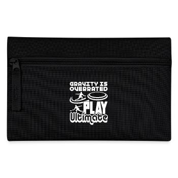 Ultimate Frisbee Gravity Is Overrated - Pencil Case - black - Front