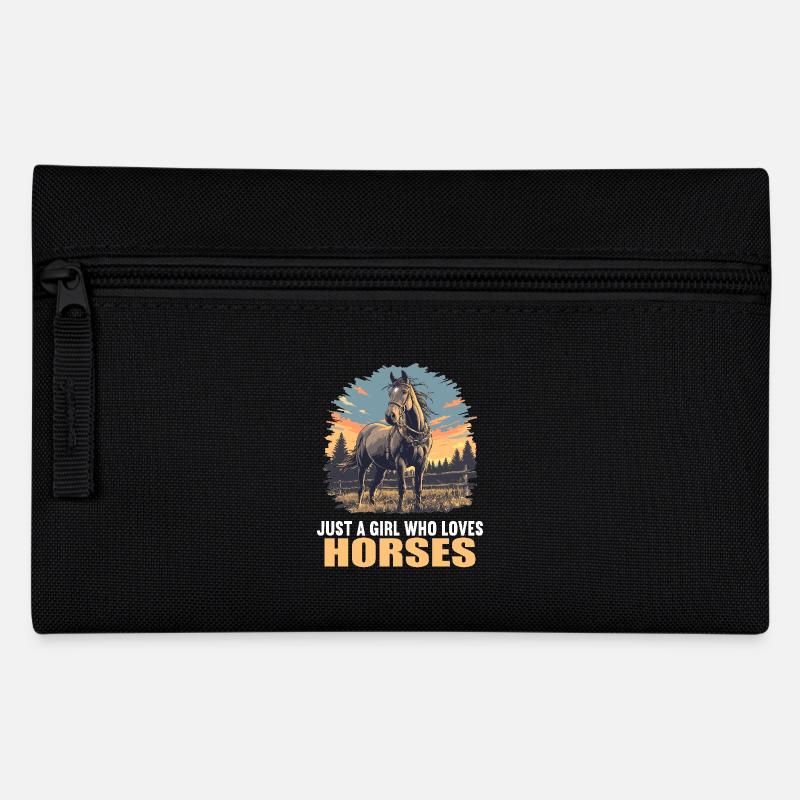 Chevaux Cheval - Trousse - noir