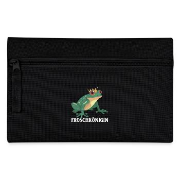 Karneval FROSCHKÖNIGIN Lustiges Frosch Kostüm - Federtasche - Schwarz - Vorne