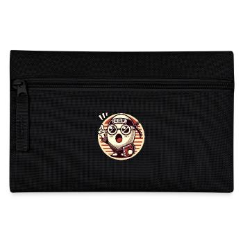 Nerd japonais, je-sais-tout et otaku œuf - Trousse - noir - Devant