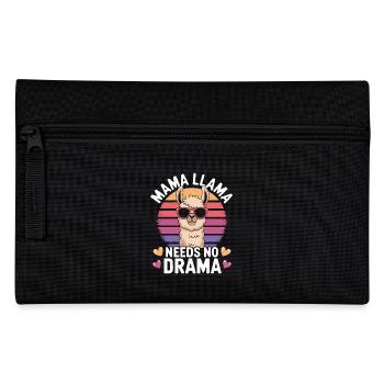 Lama Spruch Alpaka Mädchen Lustiges Lama Geschenk - Federtasche - Schwarz - Vorne