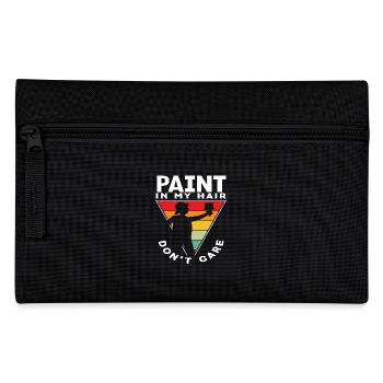 Peintre : Peinture Dans Mes Cheveux Je Ne Me Soucie Pas - Trousse - noir - Devant