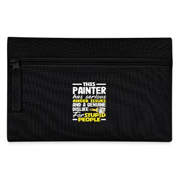 Ce peintre a de sérieux problèmes de colère - Trousse - noir - Devant