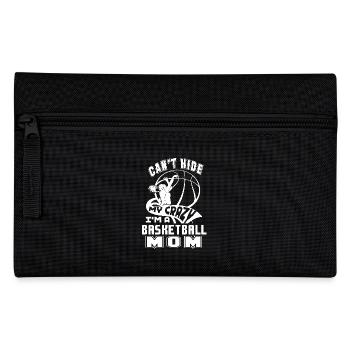 Basketball I am A Crazy Basketball Mom - Pencil Case - black - Front