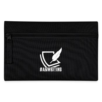 Amwriting Hashtag Funny Writer - Pencil Case - black - Front