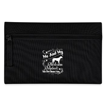 Me And My Rhodesian Ridgeback Dog - Pencil Case - black - Front