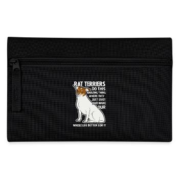 Rat Terriers Do This Amazing Thing - Pencil Case - black - Front