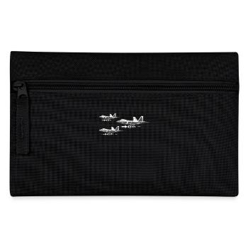 Luftfahrt Enthusiasten Jet Design FFFF M - Federtasche - Schwarz - Vorne