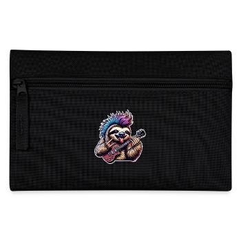 Faultier Rock and Roll Gitarrist - Federtasche - Schwarz - Vorne