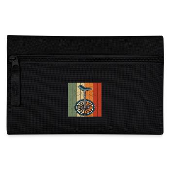 Monocycle équitation Rétro Vintage Unicycle coucher de soleil - Trousse - noir - Devant