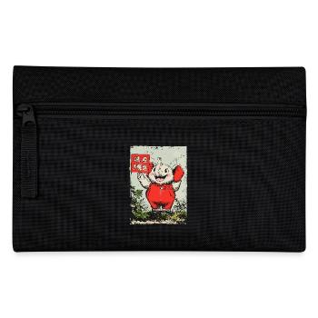Fröhlicher kleiner Elefant - Federtasche - Schwarz - Vorne