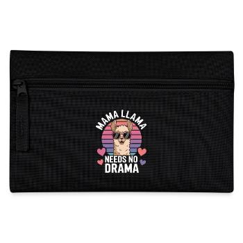 Lama Spruch Alpaka Lamas Lustiges Lama Geschenk - Federtasche - Schwarz - Vorne