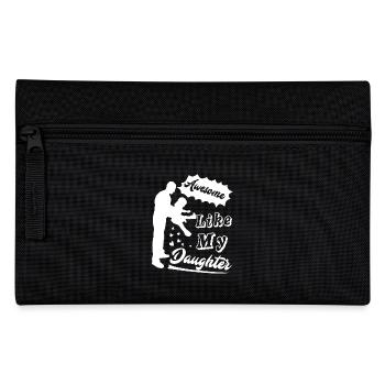 Daughter Awesome Like My Daughter Father's Day - Pencil Case - black - Front