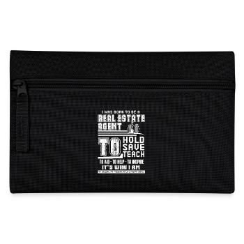 Real Estate Agent Born To Be A Real Estate Agent - Pencil Case - black - Front