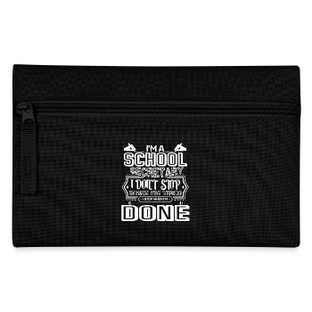 School Secretary I am A School Secretary - Pencil Case - black - Front