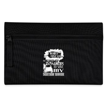 Save My Scottish Terrier - Pencil Case - black - Front