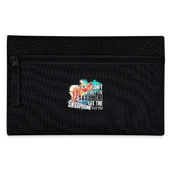 Saxophone Let Saxophone Play You - Pencil Case - black - Front
