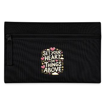 Set Your Heart On Things Above 5 - Federtasche - Schwarz - Vorne