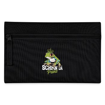 Karneval Kostüm Party SCHBIN DA PRINZ Lustiges - Federtasche - Schwarz - Vorne