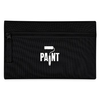 peintre rouleau de peinture artiste dictons - Trousse - noir - Devant