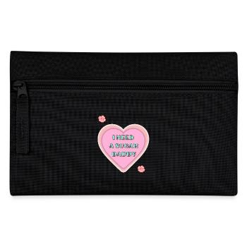 Freches Herz Sugar Daddy mit Statement - Federtasche - Schwarz - Vorne