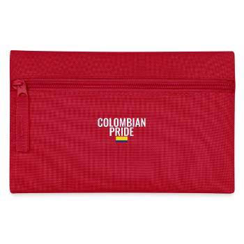Colombian Pride Kolumbien Kolumbianische Flagge - Federtasche - Rot - Vorne