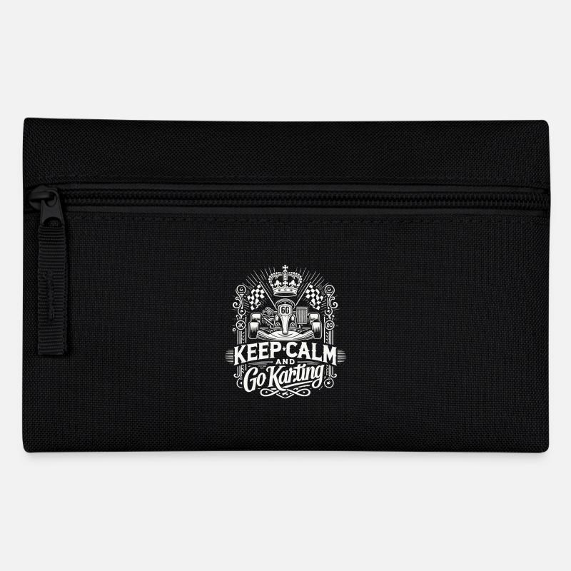 Restez calme et faites du kart - Trousse - noir
