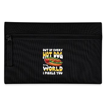 Out Of Every Hot Dog In The World I Pickle You - Federtasche - Schwarz - Vorne