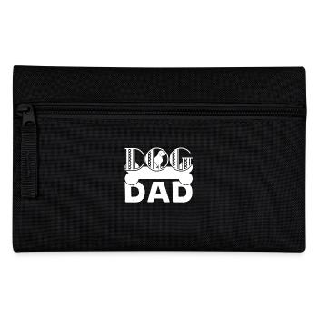 Father's Day Dog Dad - Pencil Case - black - Front