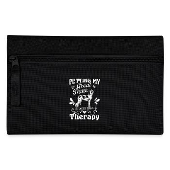 Petting My Great Dane - Pencil Case - black - Front