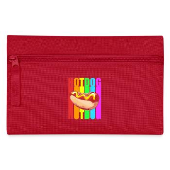 Collation hot-dog - Trousse - rouge - Devant