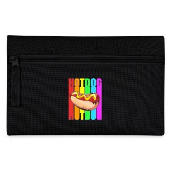 Hot Dog Snack - Pencil Case - black - Front