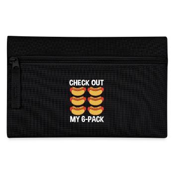 Hot Dog Snack - Pencil Case - black - Front